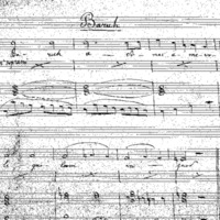 Baruh (for the reading of Shema') - soprano; organ - Venezia - manuscript score